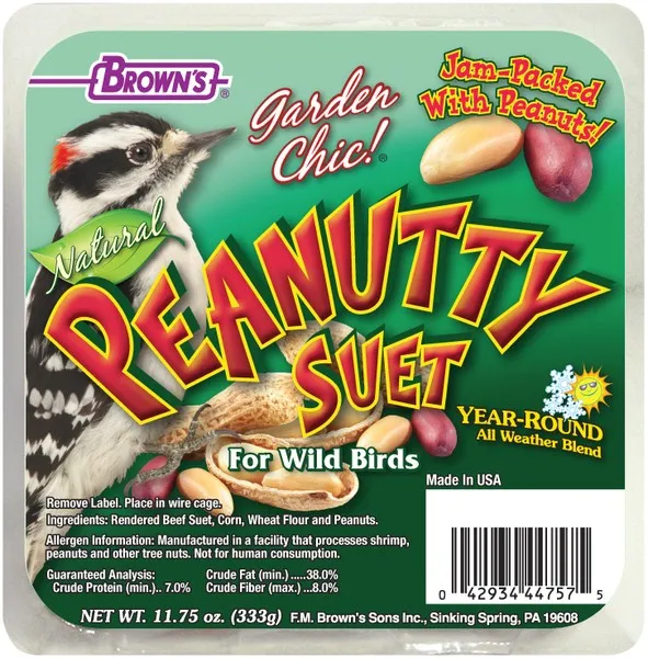 11.75 oz. F.M. Brown Peanutty Crunch Suet - Health/First Aid
